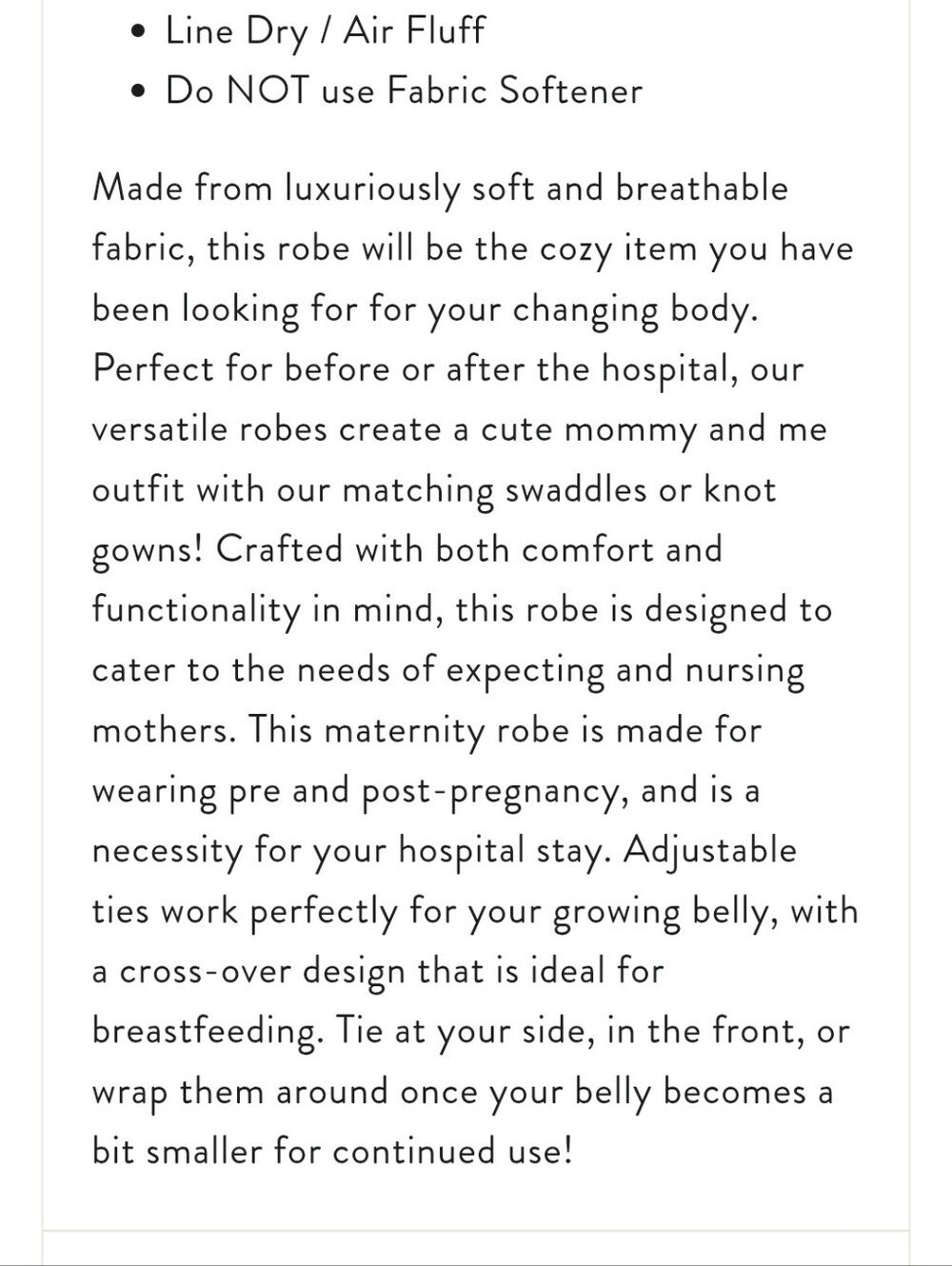 Caden Lane Bamboo Knit Maternity Robe Women’s Maternity & Nursing In Moss - Picture 3 of 5